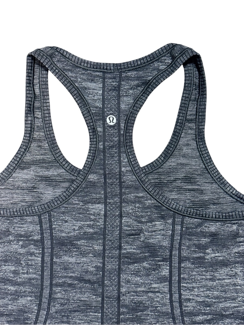 Lululemon Swiftly Tech Racerback Tank Top Gray Space Dye Size 8 - Picture 4 of 9